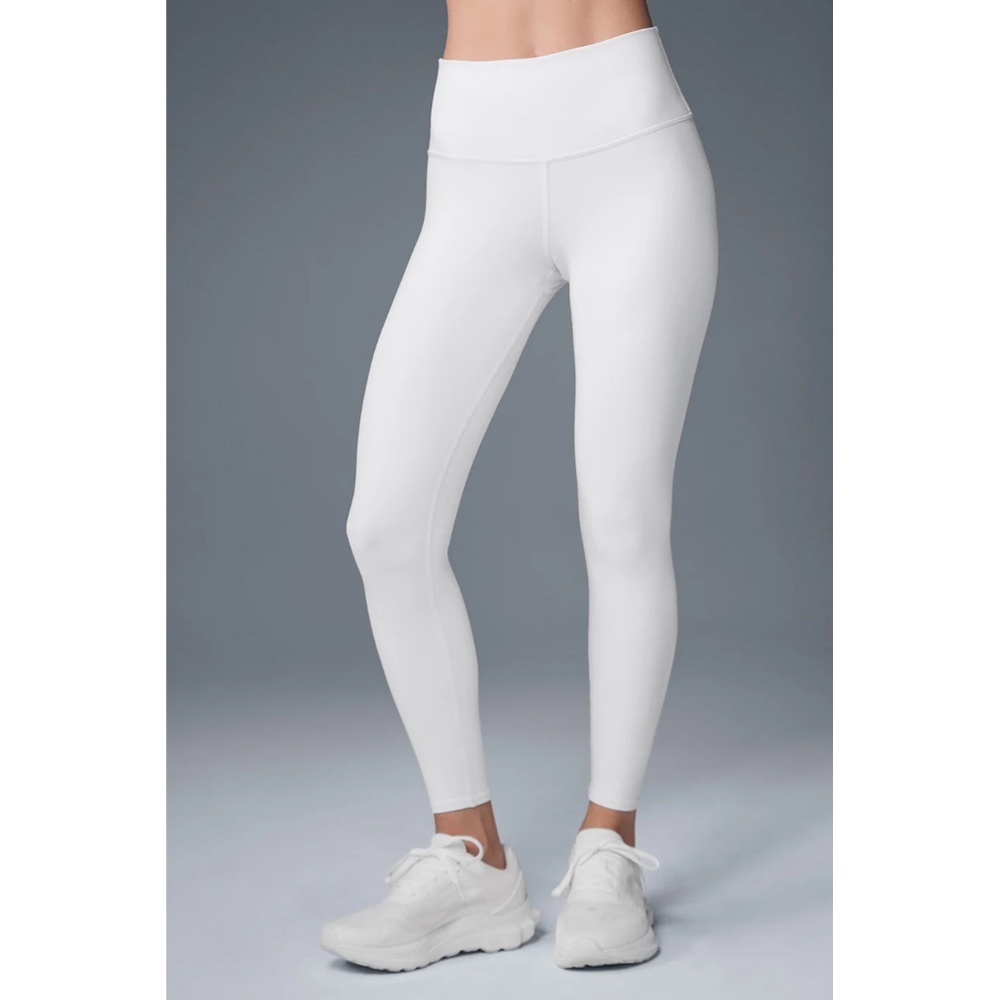 Alo Yoga 7/8 High-Waist Airbrush Legging - White - Medium (NWT)